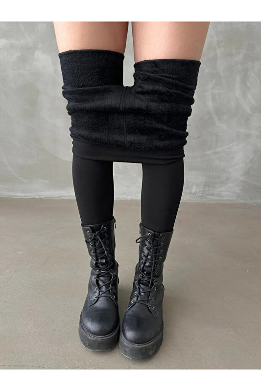 Fennec İçi Peluş Isıtıcı Tayt