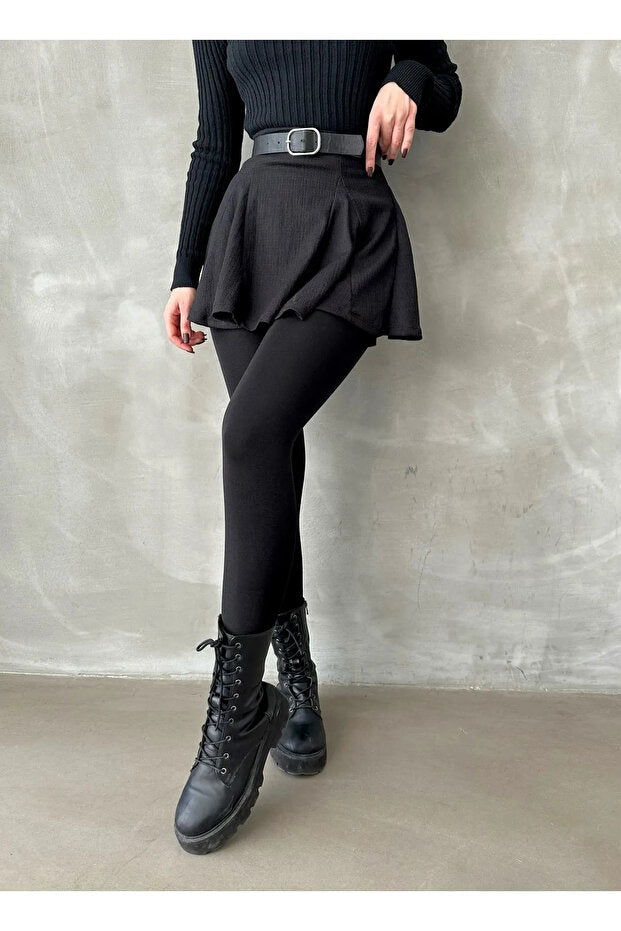 Fennec İçi Peluş Isıtıcı Tayt