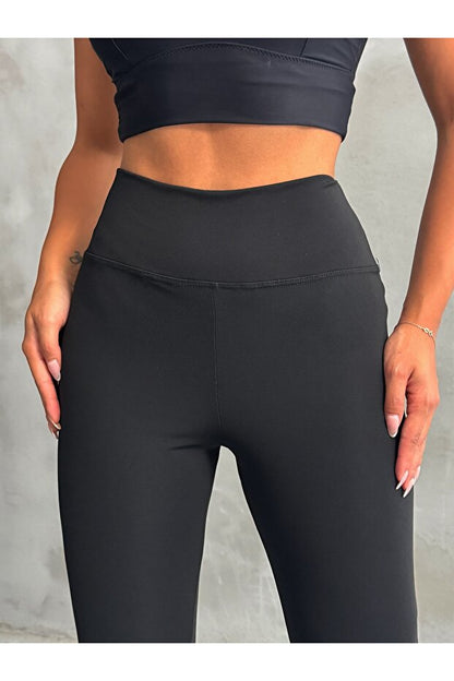 Fennec İspanyol Paça Yüksek Bel Tayt