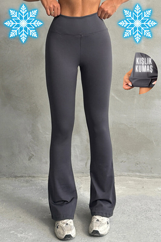 Fennec İspanyol Paça Yüksek Bel Tayt