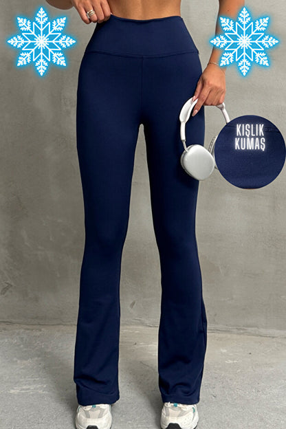 Fennec İspanyol Paça Yüksek Bel Tayt