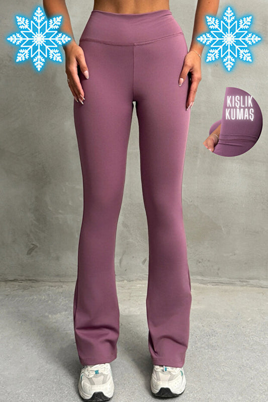 Fennec İspanyol Paça Yüksek Bel Tayt