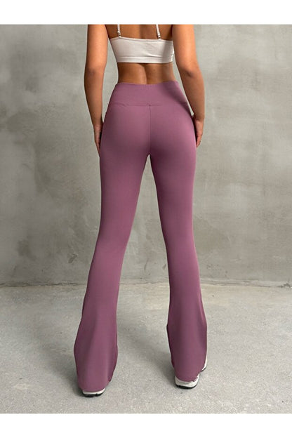 Fennec İspanyol Paça Yüksek Bel Tayt