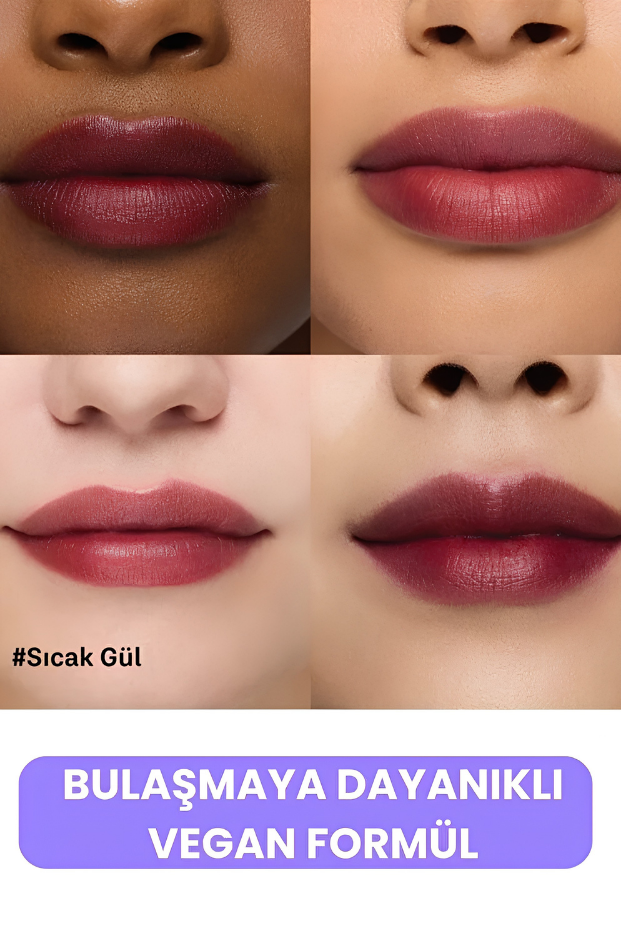 Soyulabilir Kalıcı Ruj Dudak Dövmesi Lip Stain 12 Saat Bulaşmaz