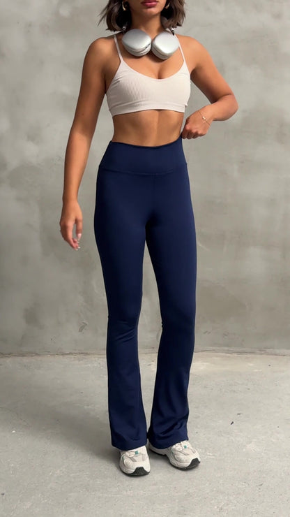 Fennec İspanyol Paça Yüksek Bel Tayt